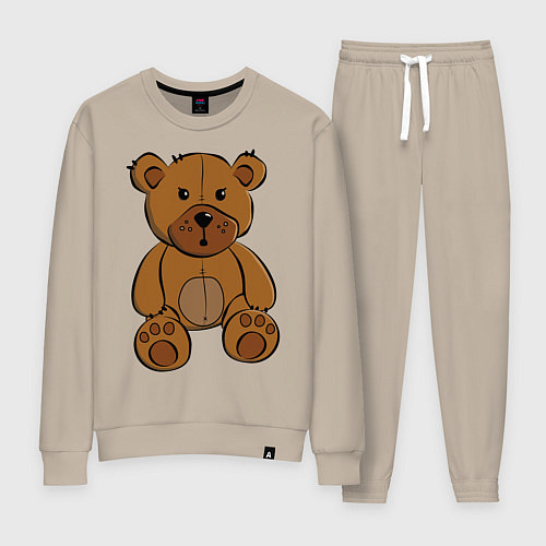 Женский костюм Плюшевый медведь / Миндальный – фото 1