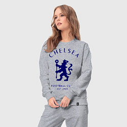 Костюм хлопковый женский Chelsea Est. 1905, цвет: меланж — фото 2