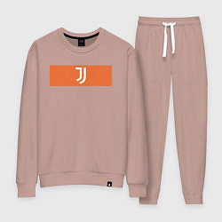 Костюм хлопковый женский Juventus Tee Cut & Sew 2021, цвет: пыльно-розовый