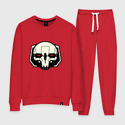 Костюм хлопковый женский Mech BattleTech, цвет: красный