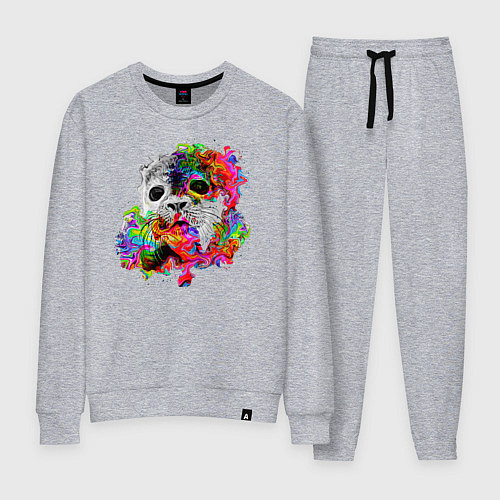 Женский костюм Тюлень мем / Меланж – фото 1