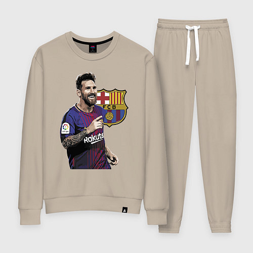 Женский костюм Lionel Messi Barcelona Argentina / Миндальный – фото 1