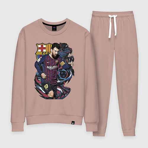 Женский костюм Messi Barcelona Argentina Striker / Пыльно-розовый – фото 1