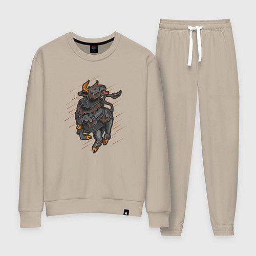 Женский костюм Бык / Миндальный – фото 1