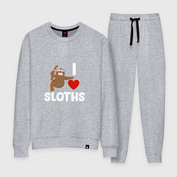 Женский костюм Я люблю ленивцев