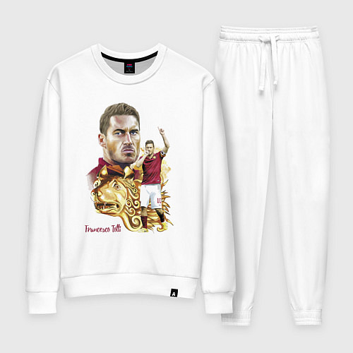 Женский костюм Francesco Totti Roma Italy Captain / Белый – фото 1