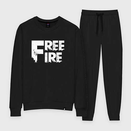 Женский костюм FREEFIRE FF WHITE LOGO Z / Черный – фото 1