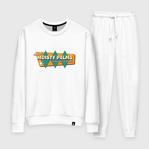 Женский костюм Moisty Palms / Белый – фото 1