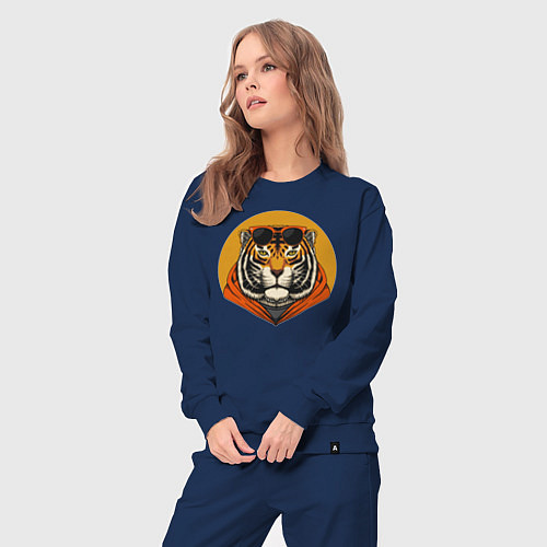 Женский костюм Тигра стиль / Тёмно-синий – фото 3
