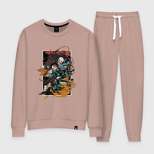 Женский костюм Kamado team / Пыльно-розовый – фото 1