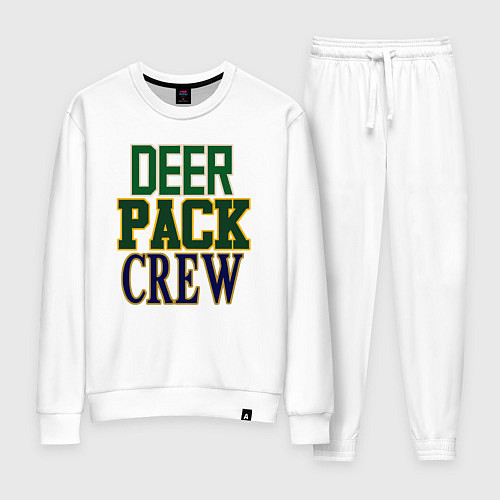 Женский костюм Deer Pack Crew / Белый – фото 1