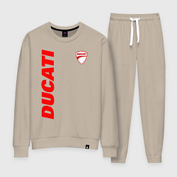 Женский костюм DUCATI LOGO НАДПИСЬ