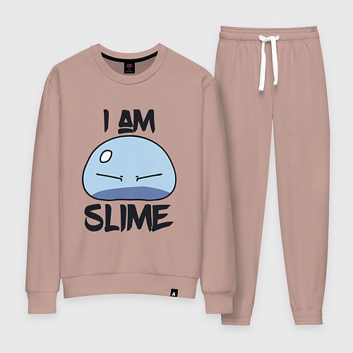 Женский костюм I AM SLIME, Я СЛИЗЬ / Пыльно-розовый – фото 1