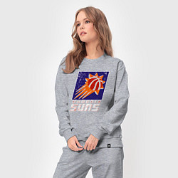 Костюм хлопковый женский НБА - Финикс, цвет: меланж — фото 2