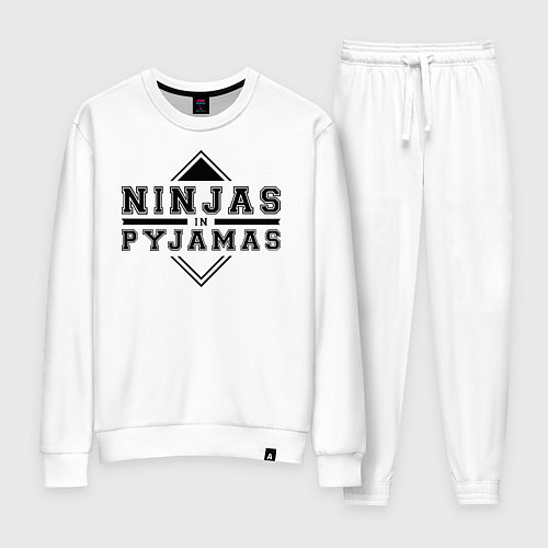 Женский костюм Ninjas In Pyjamas / Белый – фото 1