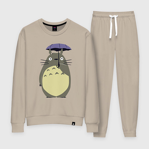 Женский костюм Тоторо под зонтом / Миндальный – фото 1