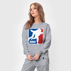 Костюм хлопковый женский Judo - Sport, цвет: меланж — фото 2