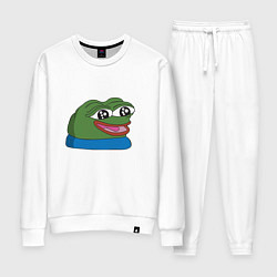 Костюм хлопковый женский Pepe happy Пепе хеппи, цвет: белый