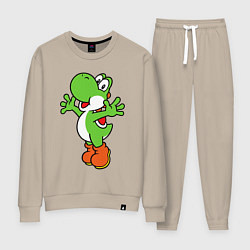 Костюм хлопковый женский Yoshi, цвет: миндальный