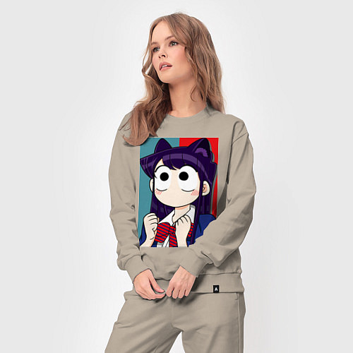 Женский костюм Сёко Коми / Миндальный – фото 3