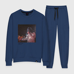 Костюм хлопковый женский Paul de Technoir, цвет: тёмно-синий