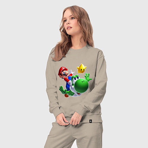 Женский костюм Mario&Yoshi / Миндальный – фото 3