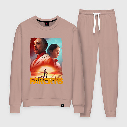 Женский костюм FAR CRY 6 ФАР КРАЙ 6 ПОСТЕР / Пыльно-розовый – фото 1