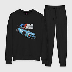 Костюм хлопковый женский BMW M Performance Motorsport, цвет: черный
