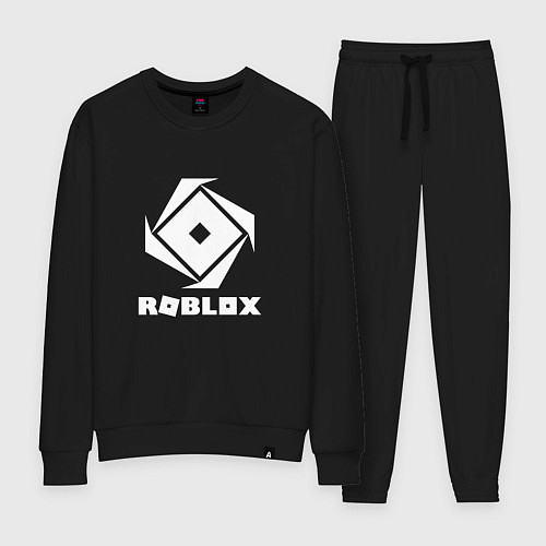 Женский костюм ROBLOX WHITE LOGO / Черный – фото 1