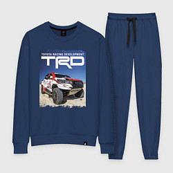 Костюм хлопковый женский Toyota Racing Development, desert, цвет: тёмно-синий
