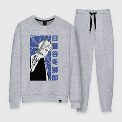 Костюм хлопковый женский Ледяной Тоширо, цвет: меланж