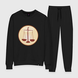 Женский костюм Весы бежевые