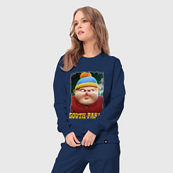 Костюм хлопковый женский Eric Cartman 3D South Park, цвет: тёмно-синий — фото 2