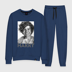 Костюм хлопковый женский Harry Styles, цвет: тёмно-синий