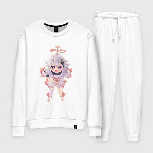 Женский костюм Паймон ругается / Белый – фото 1