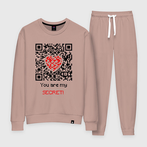 Женский костюм QR-Love / Пыльно-розовый – фото 1