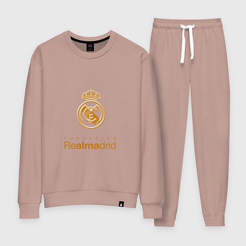 Женский костюм Real Madrid Logo / Пыльно-розовый – фото 1