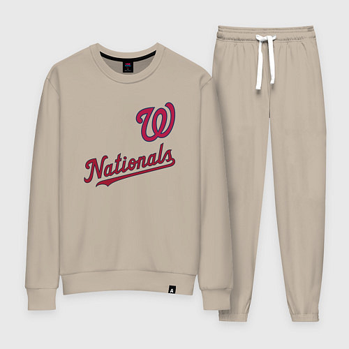 Женский костюм Washington Nationals - baseball team! / Миндальный – фото 1