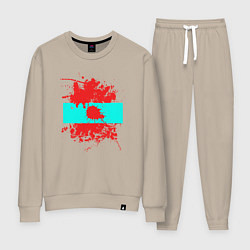 Костюм хлопковый женский Bloody Dexter, цвет: миндальный