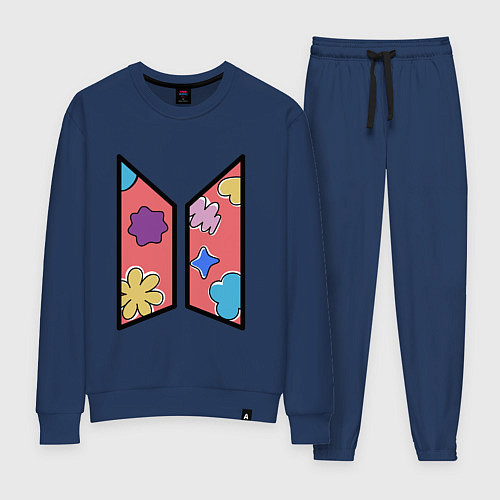 Женский костюм BTS Permission To Dance КОНФЕТКИ / Тёмно-синий – фото 1