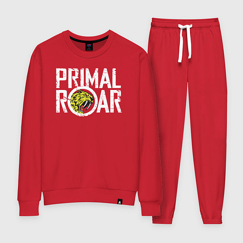 Женский костюм PRIMAL ROAR logo / Красный – фото 1