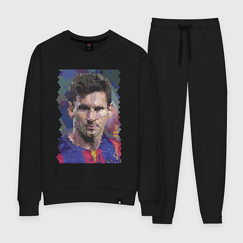 Женский костюм Lionel Messi - striker, Barcelona / Черный – фото 1