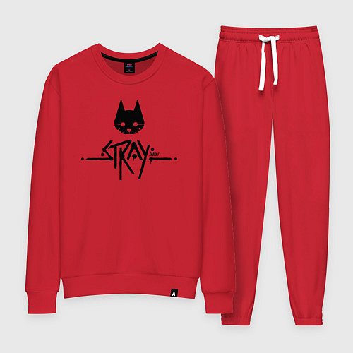 Женский костюм Stray: Black Logo / Красный – фото 1