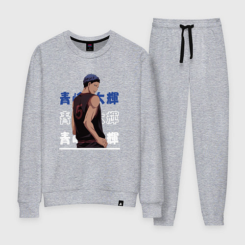 Женский костюм Баскетбол Куроко Kuroko no Basket, Дайки Аоминэ Da / Меланж – фото 1