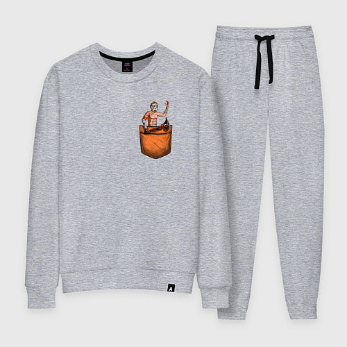 Женский костюм Крэйг в кармане / Меланж – фото 1