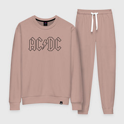 Женский костюм ACDC Logo Молния