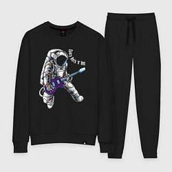 Костюм хлопковый женский Space Rock n Roll, цвет: черный