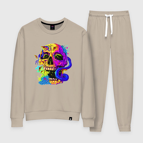 Женский костюм Art skull! / Миндальный – фото 1