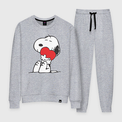 Женский костюм Моё сердечко! / Меланж – фото 1