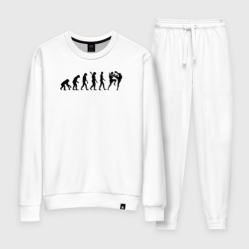 Женский костюм Эволюция Муай Тай / Белый – фото 1